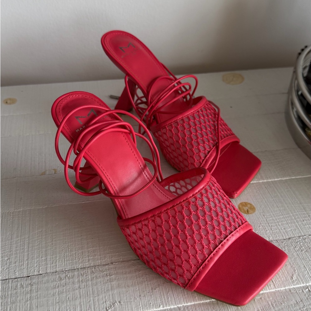 Marc Fisher tie up heels